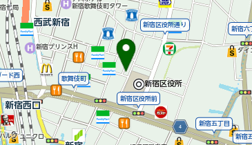 THE SUNLOUNGE ザ・サンラウンジ新宿歌舞伎町店の地図画像