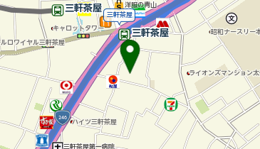 THE SUNLOUNGE ザ・サンラウンジ三軒茶屋店の地図画像