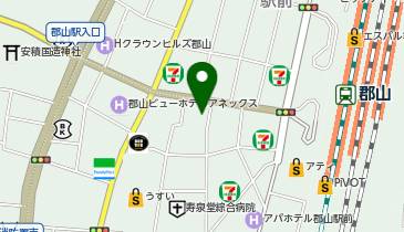 THE SUNLOUNGE ザ・サンラウンジ郡山店の地図画像