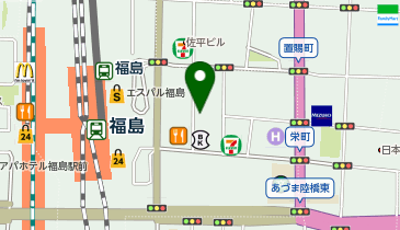 THE SUNLOUNGE ザ・サンラウンジ福島店の地図画像