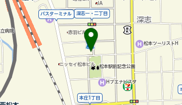 THE SUNLOUNGE ザ・サンラウンジ松本店の地図画像
