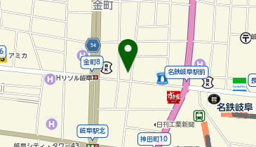 THE SUNLOUNGE ザ・サンラウンジ岐阜店の地図画像