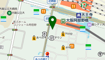 THE SUNLOUNGE ザ・サンラウンジ阿倍野(天王寺)店の地図画像