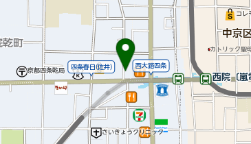 THE SUNLOUNGE ザ・サンラウンジ京都西院店の地図画像