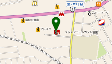 ヒマラヤスポーツ&ゴルフ フレスタモールカジル岩国店の地図画像