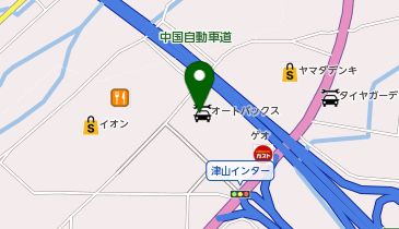 VILLAGE VANGUARD イオンモール津山店の地図画像