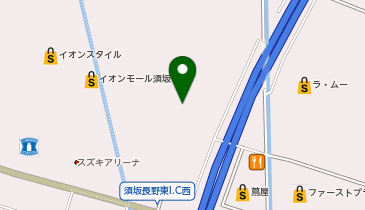 VILLAGE VANGUARD イオンモール須坂店の地図画像
