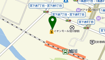 VILLAGE VANGUARD イオンモール旭川駅前店の地図画像