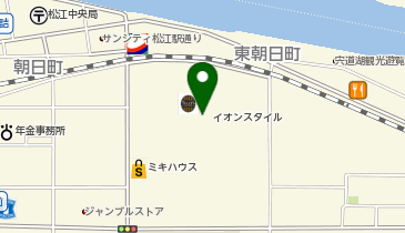 VILLAGE VANGUARD ヴィレッジヴァンガード イオン松江店の地図画像