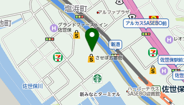 VILLAGE VANGUARD ヴィレッジヴァンガード させぼ五番街店の地図画像