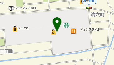 VILLAGE VANGUARD ヴィレッジヴァンガード イオンモール新小松店の地図画像