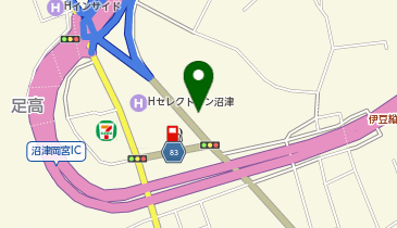 アート引越センター 沼津支店の地図画像
