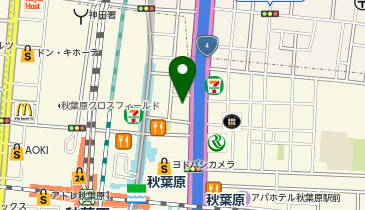 ACCEA 秋葉原昭和通り店の地図画像
