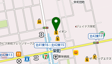 Mac-House マックハウス イオン札幌栄町店の地図画像