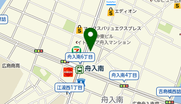 ほねづき てあつい整体院 舟入院の地図画像