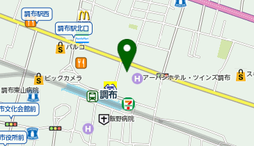 シアーミュージック 調布校の地図画像