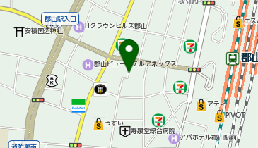 シアーミュージック 郡山校の地図画像