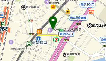 シアーミュージック 鶴見校の地図画像