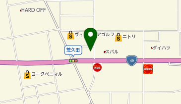 鰻の成瀬 会津若松店の地図画像