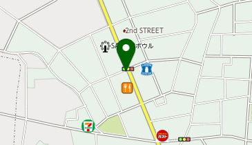 鰻の成瀬 草加松江店の地図画像