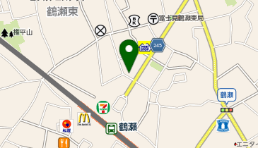 鰻の成瀬 鶴瀬店の地図画像