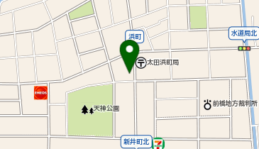 鰻の成瀬 太田店の地図画像