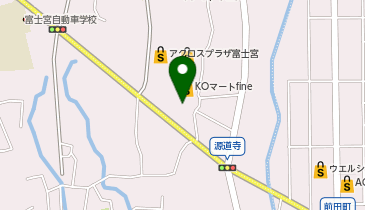 鰻の成瀬 アクロスプラザ富士宮店の地図画像