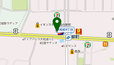 丸源ラーメン 仙台卸町店の地図画像