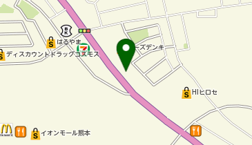 丸源ラーメン イオンモール熊本前店の地図画像
