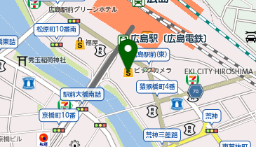 銀座に志かわ 広島駅前店の地図画像