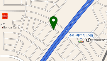 ご長寿くらぶ みらい平の地図画像