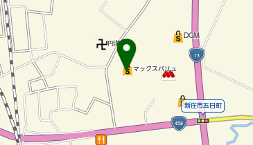 うさちゃんクリーニング マックスバリュ新庄店(山形県新庄市)の地図画像
