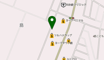 うさちゃんクリーニング ヨークタウン嶋店の地図画像