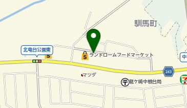 うさちゃんクリーニング ランドローム竜ヶ崎店の地図画像