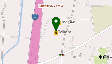 うさちゃんクリーニング 上三川店の地図画像