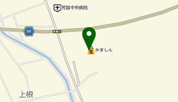 うさちゃんクリーニング かましんカルナ市貝店(栃木県芳賀郡)の地図画像
