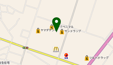 うさちゃんクリーニング ヨークベニマル上山店の地図画像