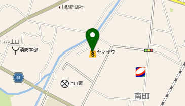 うさちゃんクリーニング ヤマザワ上山店の地図画像