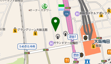 Dione(ディオーネ) 梅田店の地図画像