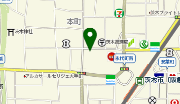 買取専門店こやし屋 阪急茨木店の地図画像