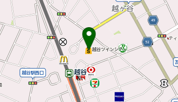 買取専門店こやし屋 越谷店の地図画像