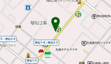 買取専門店こやし屋 琴似店の地図画像