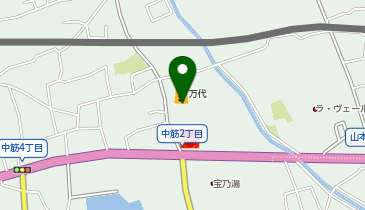 イセヅドライ 万代宝塚店の地図画像