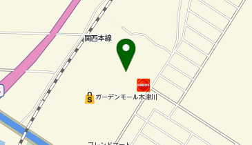 イセヅドライ 木津川店の地図画像
