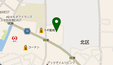 イセヅドライ 万代なかもず店の地図画像