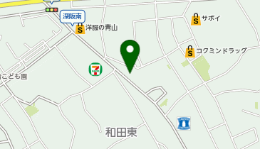 イセヅドライ 深阪店の地図画像