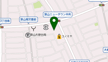イセヅドライ コノミヤ狭山店の地図画像