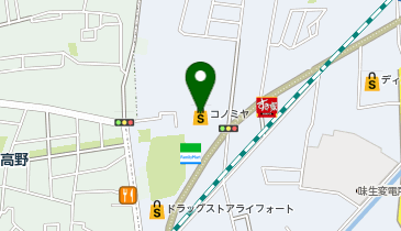 イセヅドライ コノミヤ別府店の地図画像