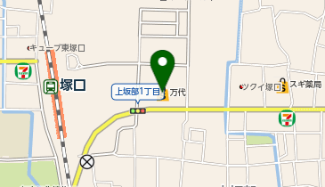 イセヅドライ 万代塚口店の地図画像