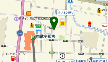 エミナルクリニック 宇都宮院の地図画像